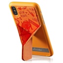 Coque silicone Smartphone Apple, iPhoneX Support Orange