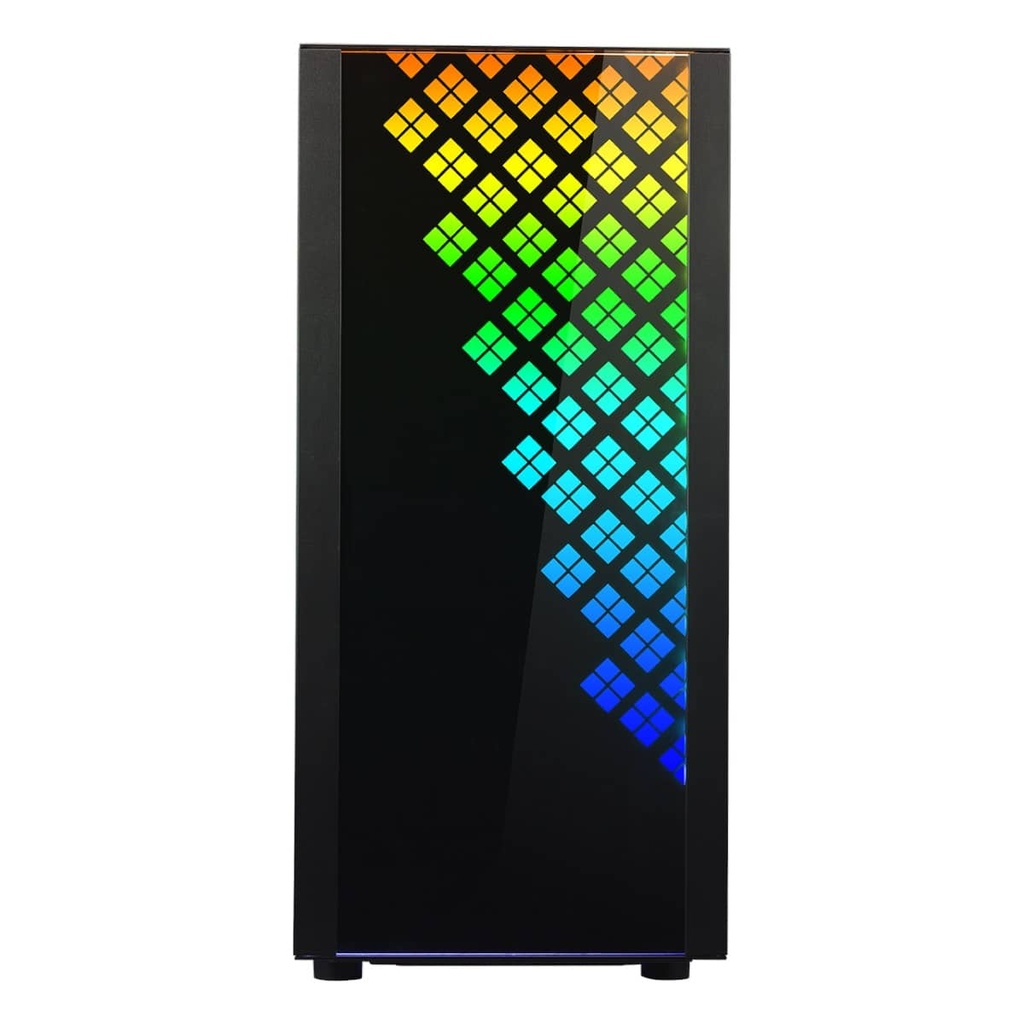Boitier PC  E-ATX BitFenix Dawn RGB, Noir (BFC-DAW-500-KKGSK-RP)