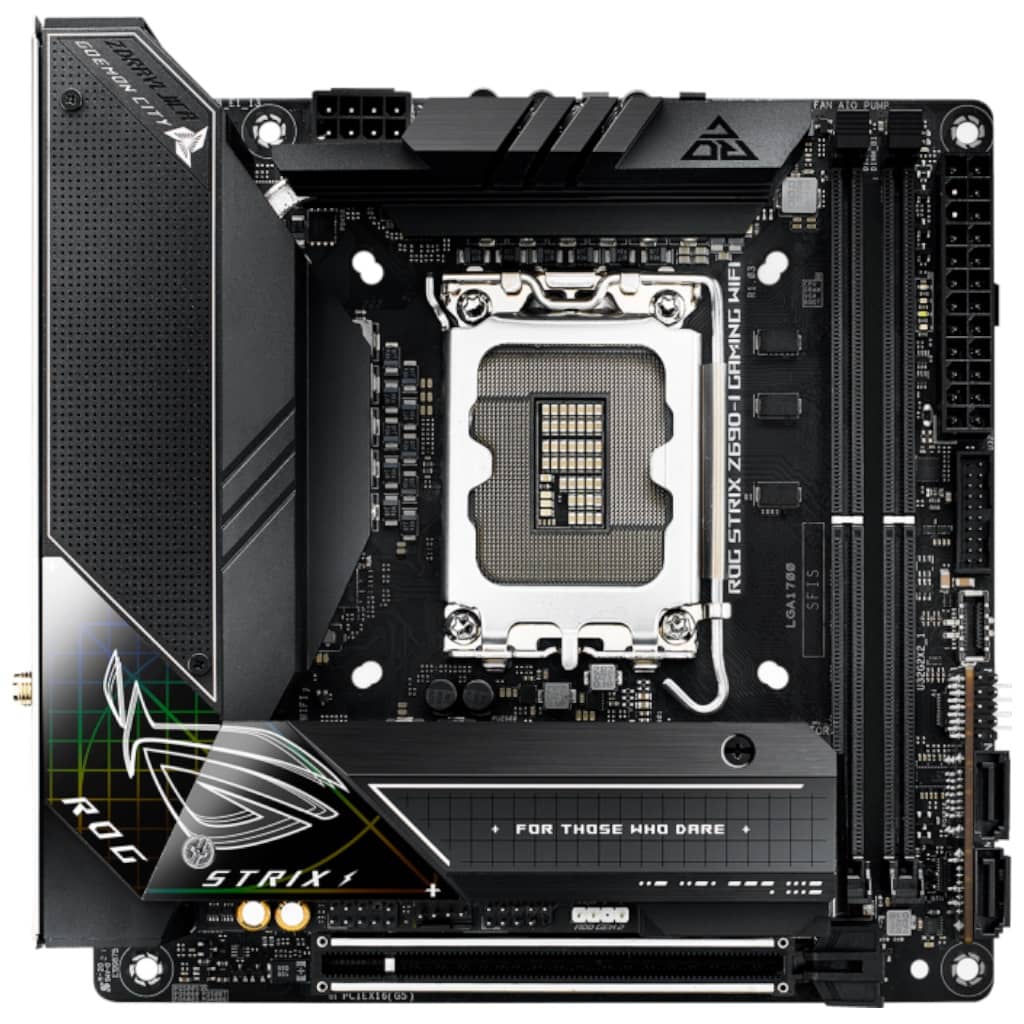 Carte mère Intel 1700 ATX Asus ROG STRIX Z690-I GAMING WIFI (90MB1910-M0EAY0)
