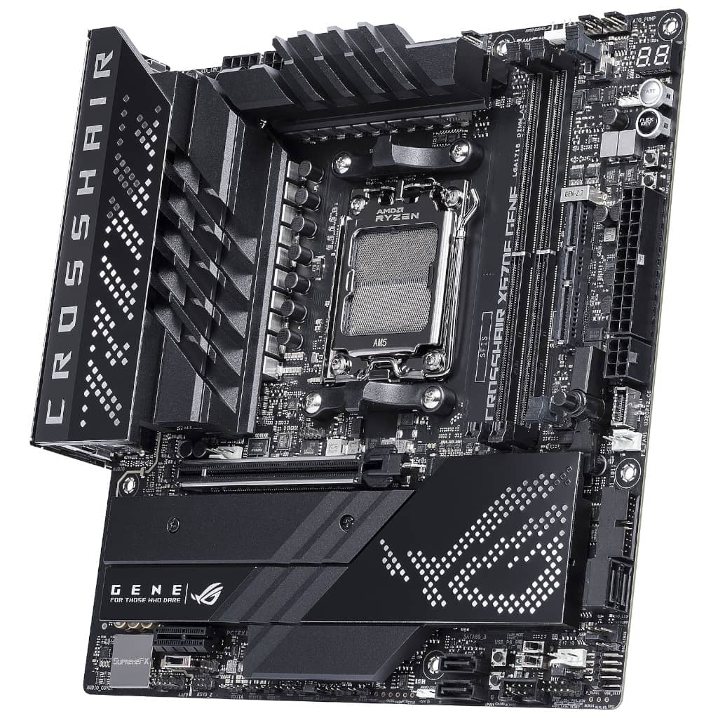 Carte mère AMD AM5 Micro ATX Asus ROG CROSSHAIR X670E GENE (90MB1B80-M0EAY0)