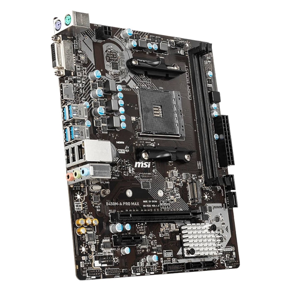 Carte mère AMD AM4 Micro ATX MSI B450M-A Pro Max