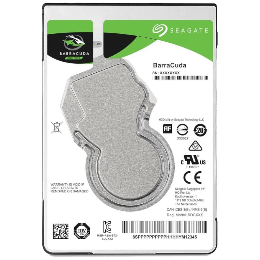 Disque HDD 2.5&quot; SATA Seagate BarraCuda, 1To (ST1000LM048)