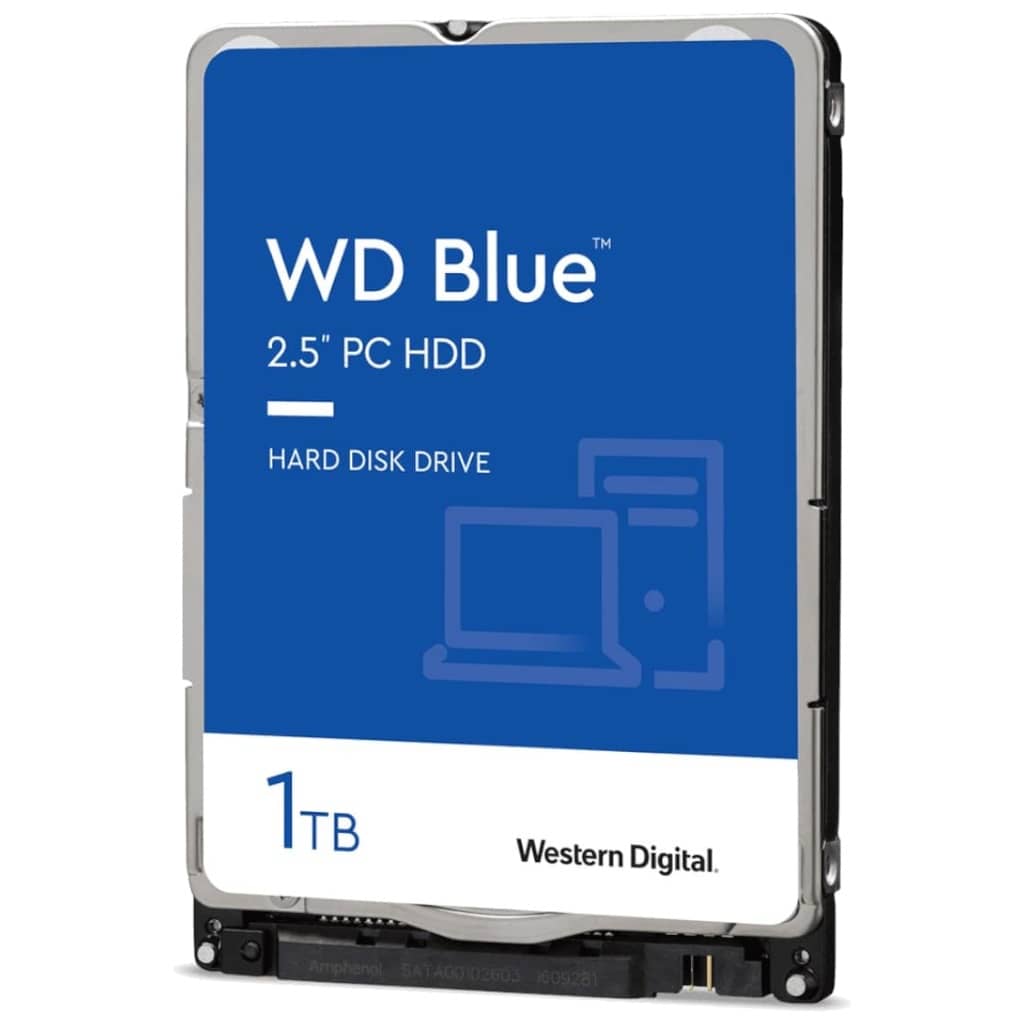 Disque HDD 2.5&quot; SATA Western Digital Blue, 1To (WD10JPVX)