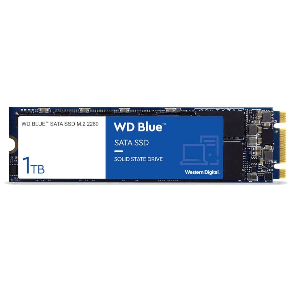 Disque SSD M.2 SATA Western Digital Blue, 1To (WDS100T2B0B)