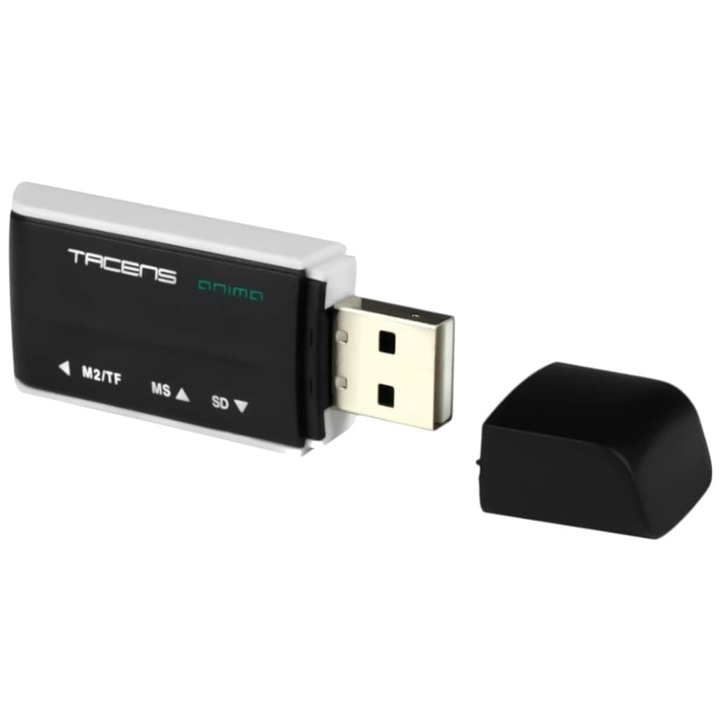 Lecteur de cartes externe USB 2.0 Tacens-Anima, Noir(ACRM1)