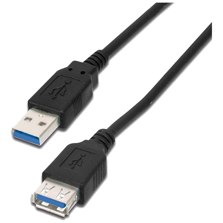 Cable Rallonge MF USB 3.0,  3.0 m Noir (MF-US3.US3-0030BK)