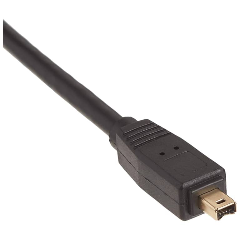 Cable MM FireWire (4pins),  2.5m Noir (MM-FW4.FW4-0025BK)