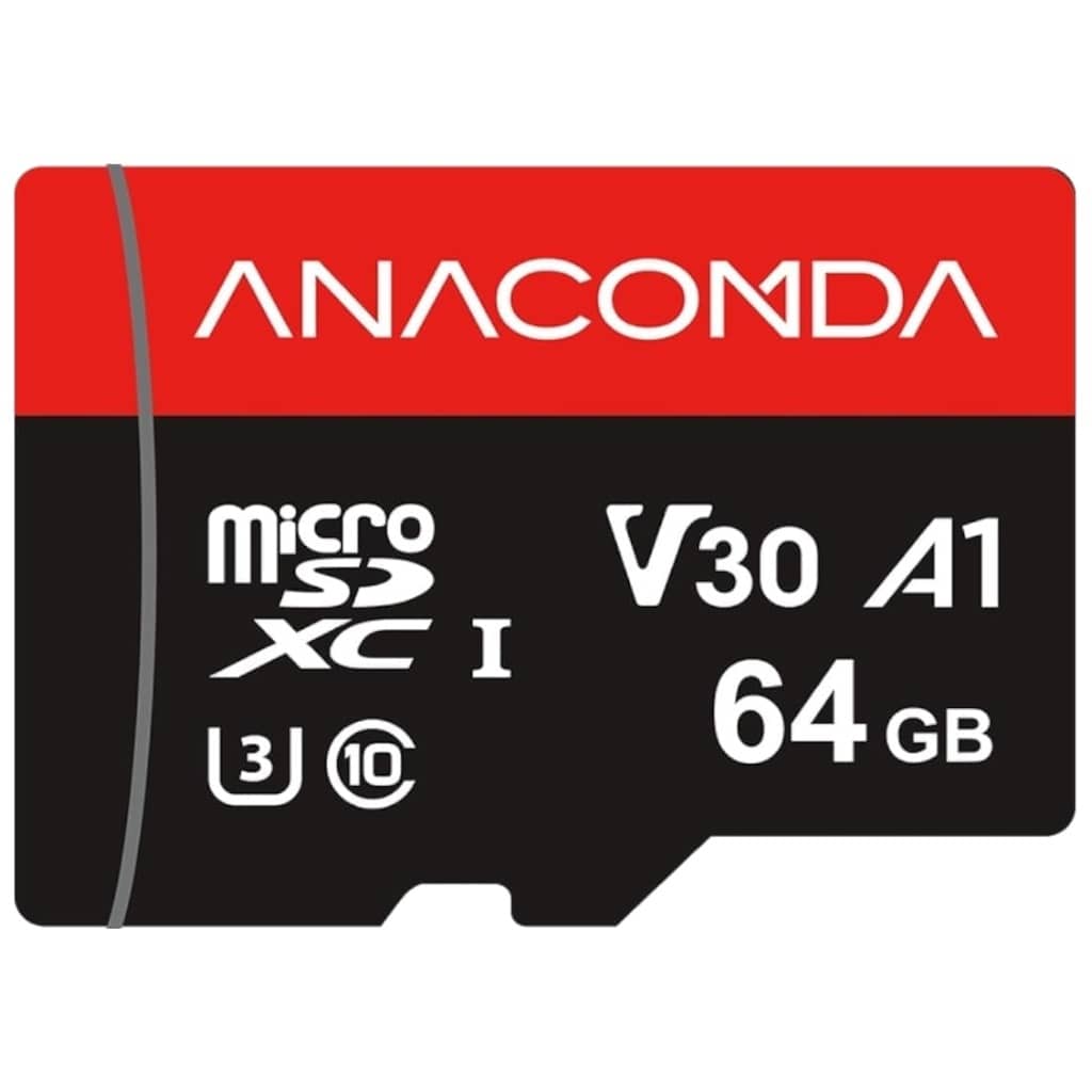 Carte mémoire Micro SD/SD Anacomda Explorer,  64Go (EXPLORER SD 64G)