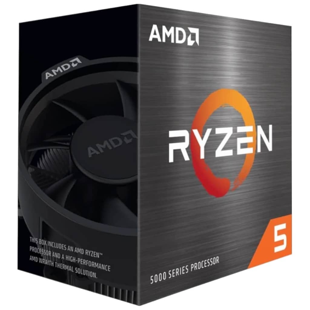 Processeur AMD AM4 Ryzen 5-5600X, 4.60GHz Turbo (100-100000065BOX)