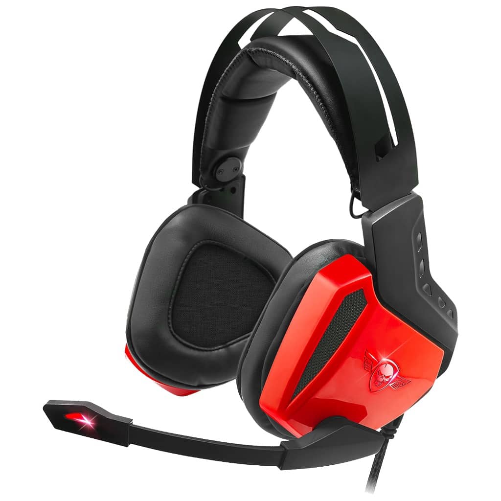 Casque-Micro Filaire USB 2.0 Spirit Of Gamer XPert-H100 Rouge (MIC-XH100RE)