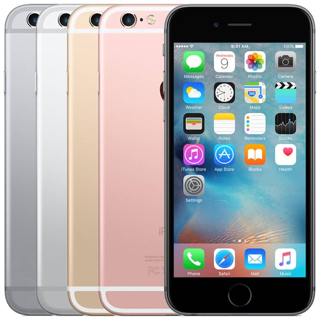 SmartPhone Apple iPhone6S (A1633, A1688, A1700),  32Go Gris, Argent, Or ou Rose (Grade AB) Reconditionné