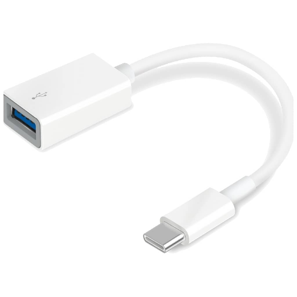 Cable Adaptateur MF USB 3TypeC vers 1x USB 3.0,  0.1m Blanc (TP-Link UC400)