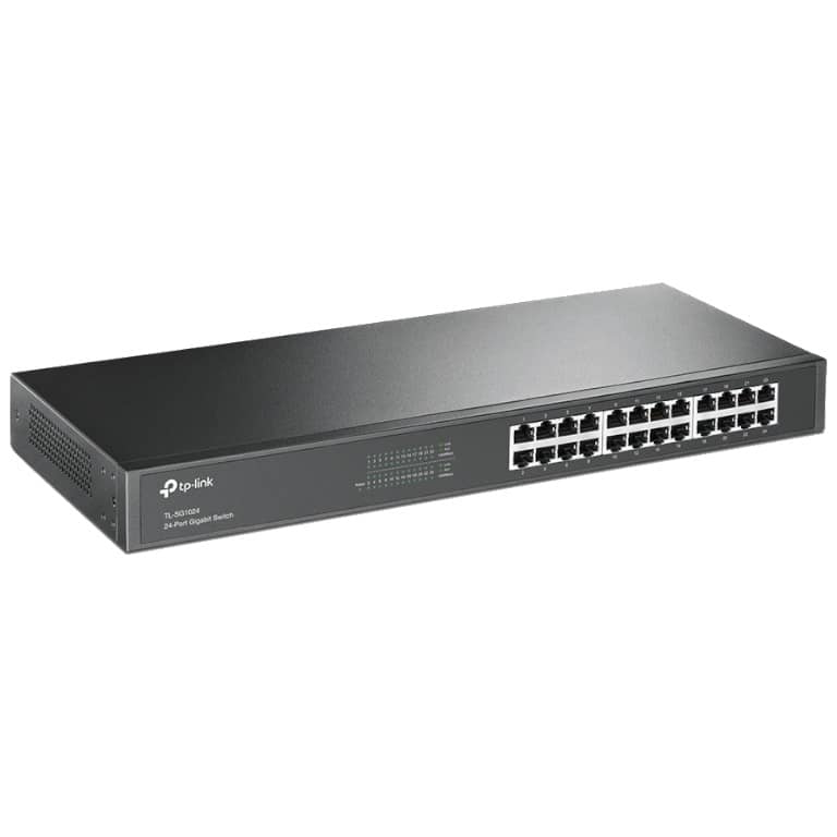 Switch Ethernet 1000Mbps TP-Link, 24x Ports Rackable (TL-SG1024)