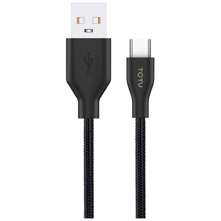Cable Adaptateur MM USB 2.0 vers 1x USB 2TypeC,  1.0m Gris (Totu BTA-027)