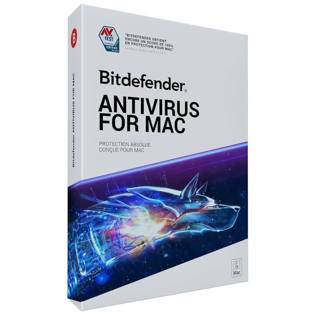 Antivirus Bitdefender ANTIVIRUS FOR MAC, 1poste 1an