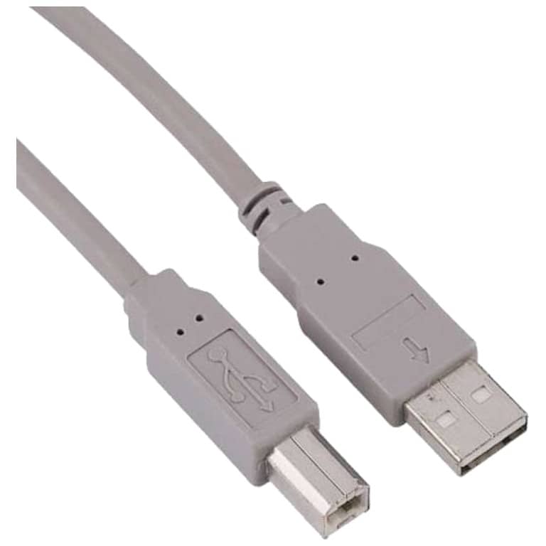 Cable Adaptateur MM USB 2.0 vers 1x USB 2TypeB,  1.8m Gris (MM-US2.USB-0018GY)