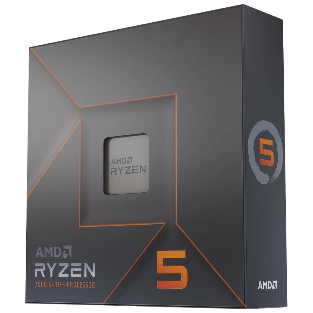 Processeur AMD AM5 Ryzen 5-7600X, 5.30GHz Turbo (100-100000593WOF)