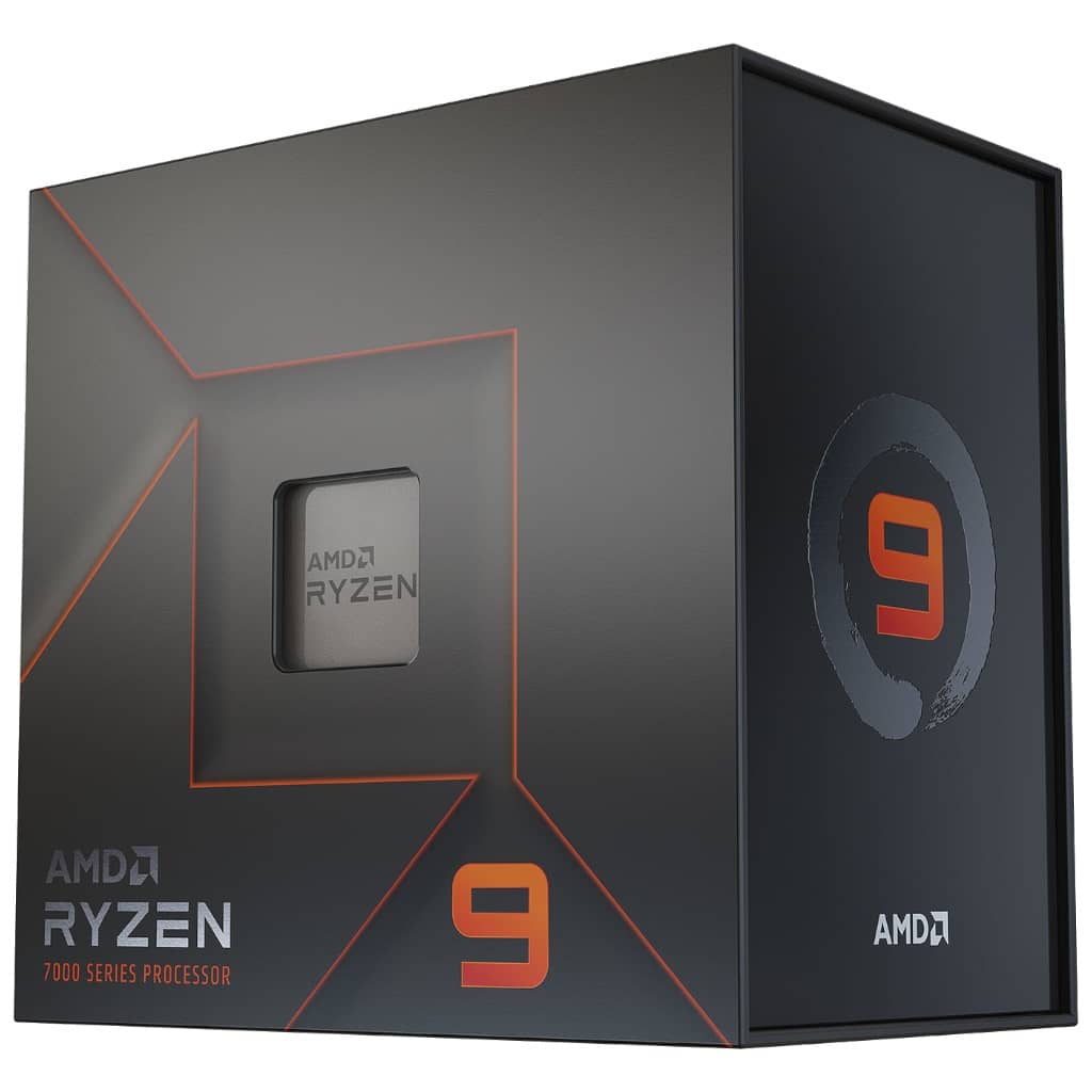 Processeur AMD AM4 Ryzen 9-7900X, 5.60GHz Turbo (100-100000589WOF)