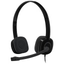 Casque-Micro Filaire Jack 3.5mm Logitech H151 STEREO (981-000589)