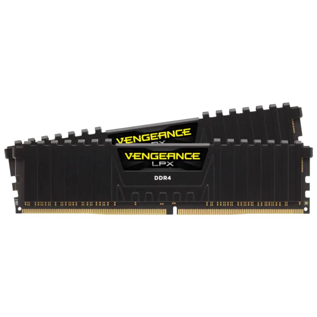 Mémoire DIMM DDR4 3200MHz Corsair, 16Gb (2x 8Gb) Vengeance LPX Noir (CMK16GX4M2B3200C16)