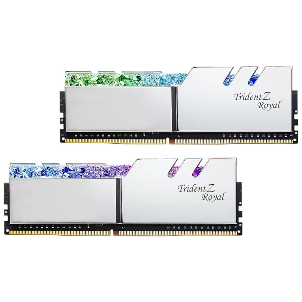 Mémoire DIMM DDR4 3200MHz G.Skill, 32Gb (2x 16Gb) Trident Z Royal (F4-3200C16D-32GTRS)