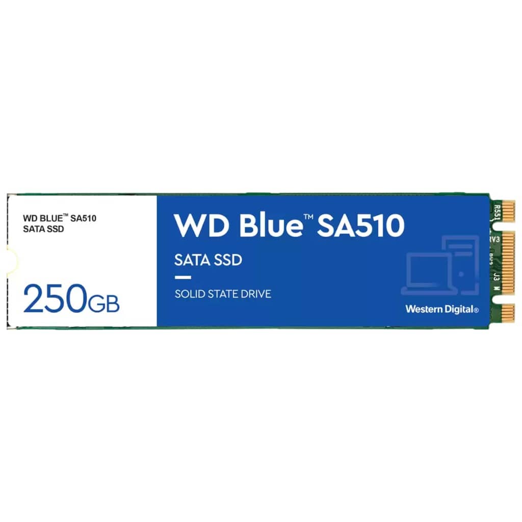 Disque SSD M.2 SATA Western Digital Blue,  500Go (WDS500G3B0B-00AXS0)