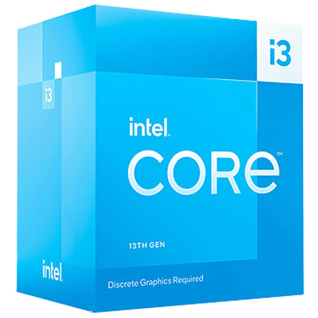 Processeur Intel 1700 Core i3-13100F, 4.50GHz Turbo (BX8071513100F)