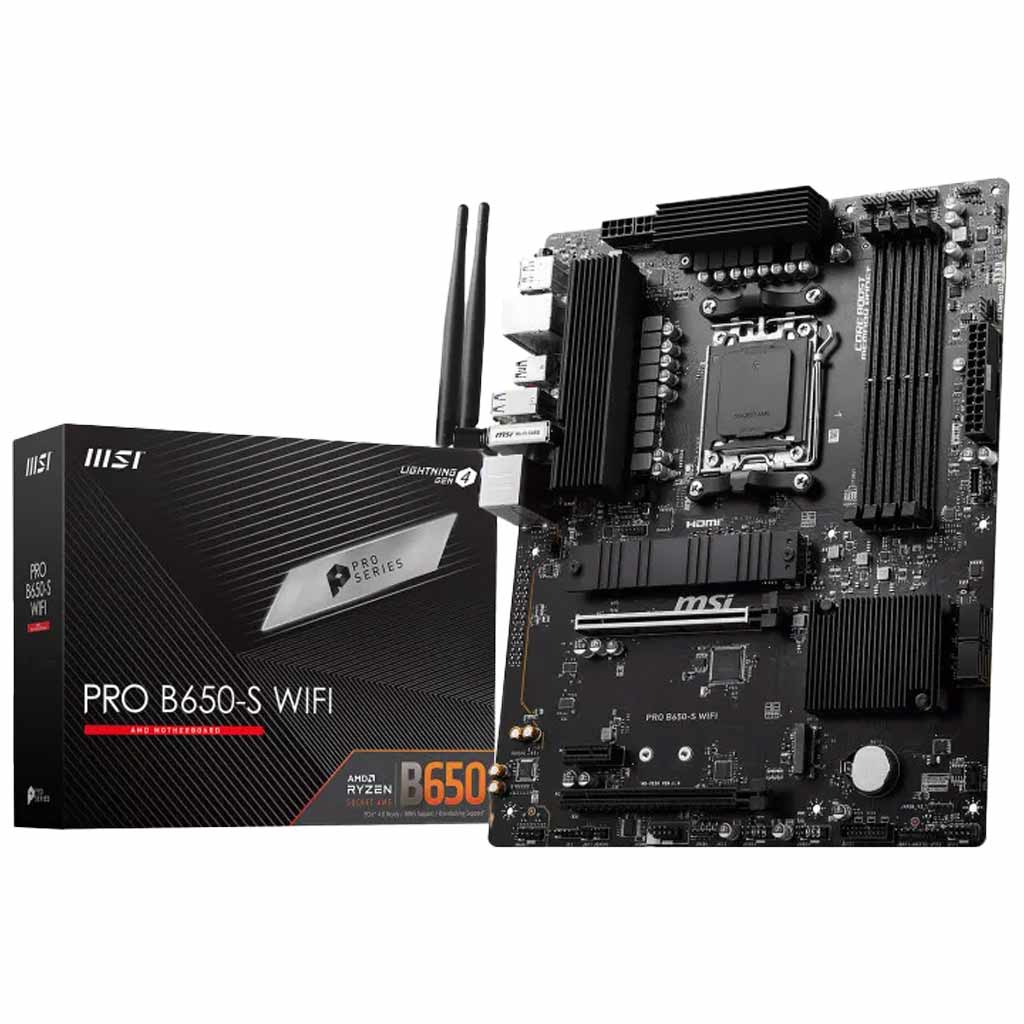 Carte mère AMD AM5 ATX MSI PRO B650-S WIFI (911-7E26-003)