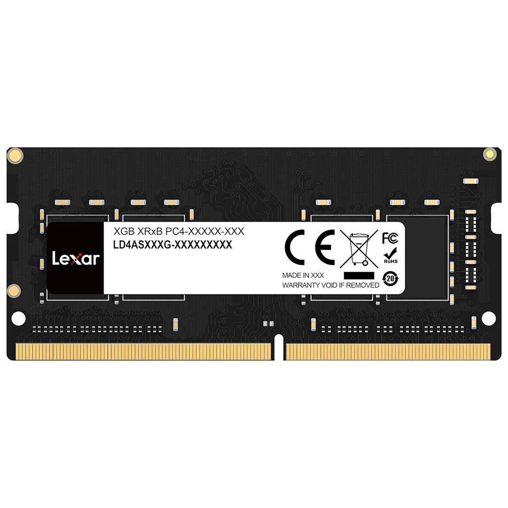Mémoire SO-DIMM DDR4 16Go Lexar 3200Mhz (LD4AS016G-B3200GSST)