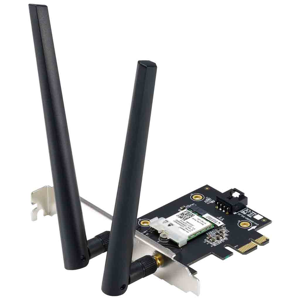 Carte Réseau Wifi 2x 2400 PCIe Asus PCE-AXE5400 (90IG07I0ME0B10)
