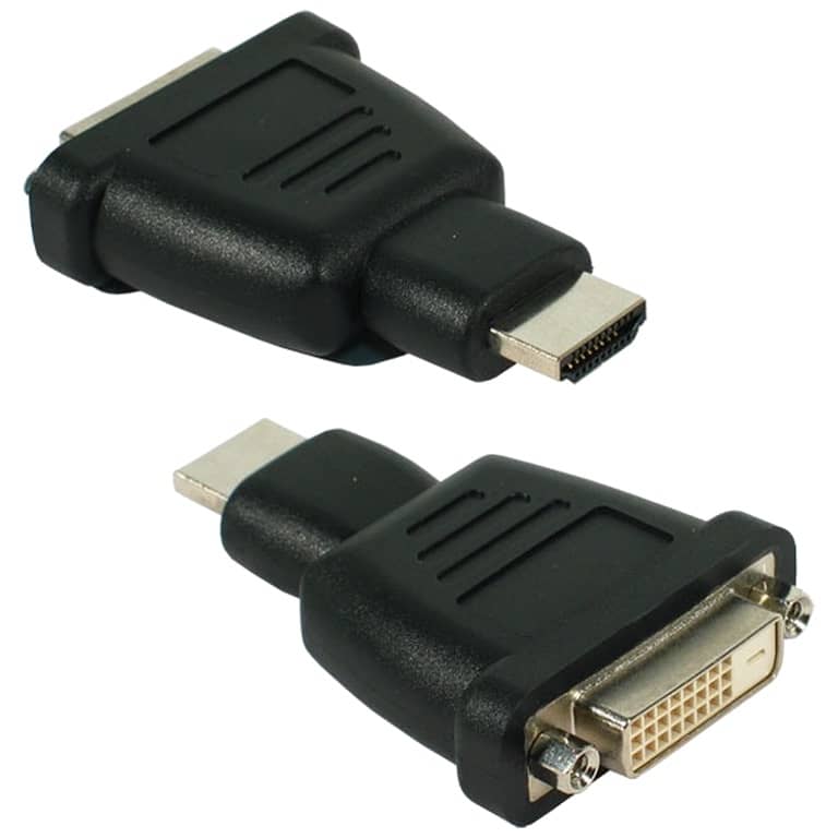 Adaptateur MF HDMI 1.2 vers 1x DVI-D,  0.0m Noir (MF-HDM.DVD-0000BK)
