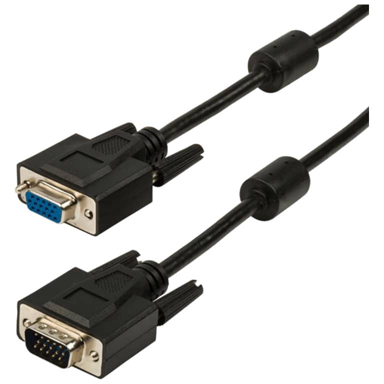 Cable Rallonge MF VGA,  1.8m Noir (MF-VGA.VGA-0018BK)