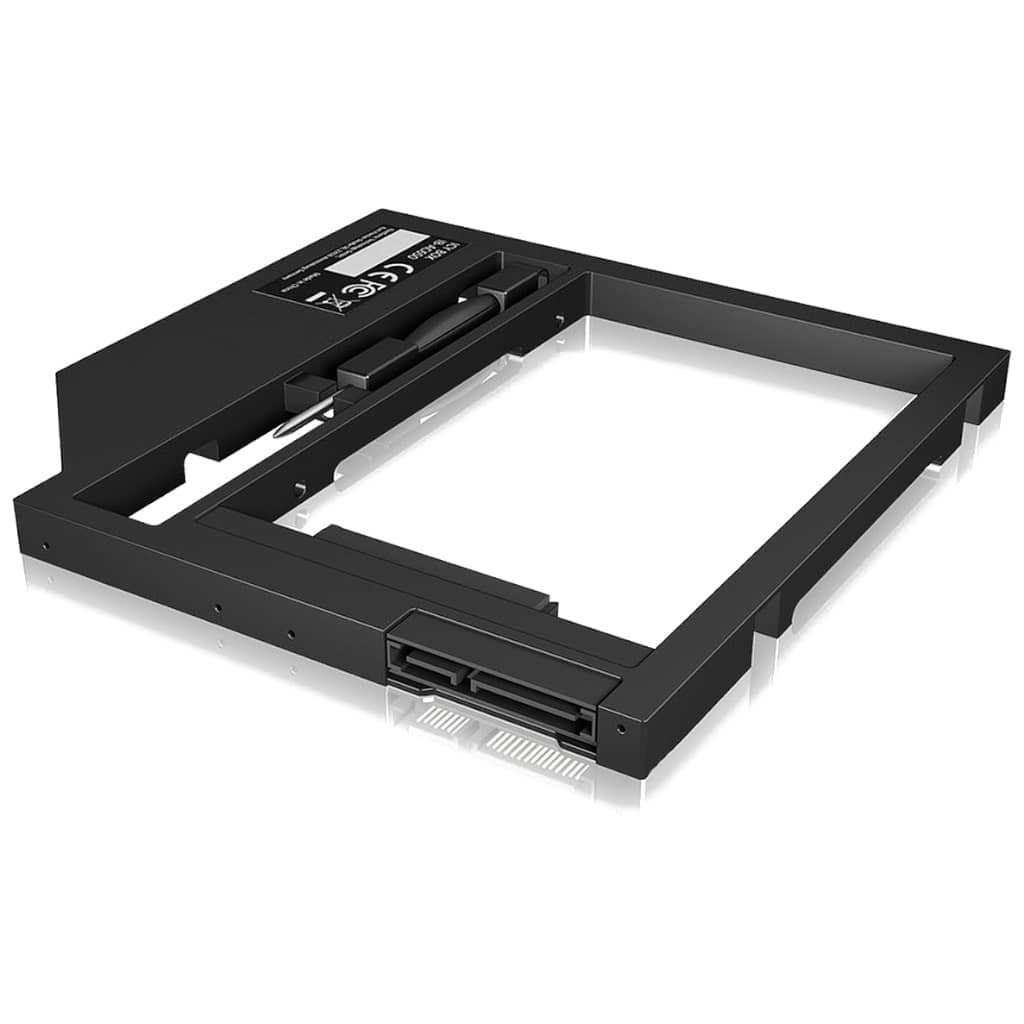 Berceau pour Tiroir 9.0/9.5mm IcyBox, Disque HDD/SSD 2.5&quot; (IB-AC649)