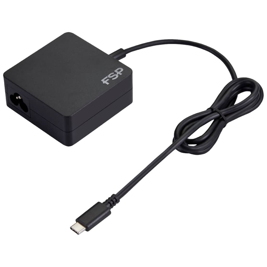 Chargeur secteur pour PC Portable universel,  45W (Adaptatif) USB 3TypeC (FSP NBC45)