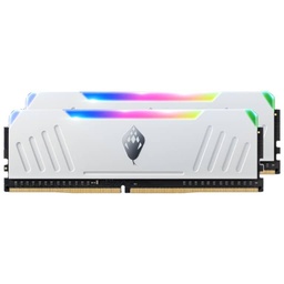 [I_MEANC-865617] Mémoire DIMM DDR4 3200MHz Anacomda, 16Gb (2x 8Gb) Blanc RGB (RGB3200 16G Wt)