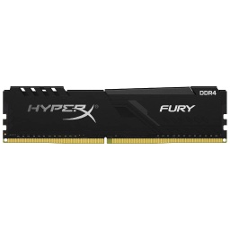 [I_MEKGT-293395] Mémoire DIMM DDR4 2666MHz Kingston,  8Gb HyperX Fury Noir (HX426C16FB3/8)