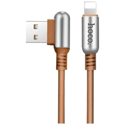 [C_ADUS2-051930] Cable Adaptateur MM USB 2.0 vers 1x Lightning, 1.0m Blanc (Hoco U17BR)