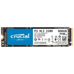 [I_DDCRU-823427] Disque SSD M.2 PCIe3 Crucial P2,  500Go (CT500P2SSD8)