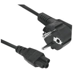 [C_CASEC-052016] Cable MF Secteur vers 1x Tripolaire,  1.8m Noir (MF-SEC.TRP-0018BK)