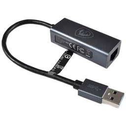 [C_ADMSI-612030] Cable Adaptateur MF USB 3.0 vers 1x RJ45,  0.1m Noir (MSI OS1-PS63001-000)