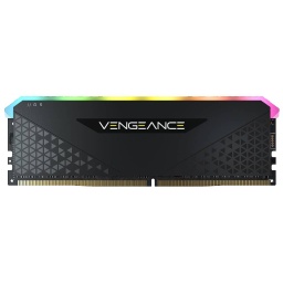 [I_MECOR-652199] Mémoire DIMM DDR4 3200MHz Corsair,  8Gb Vengeance RGB RS Noir (CMG8GX4M1E3200C16)