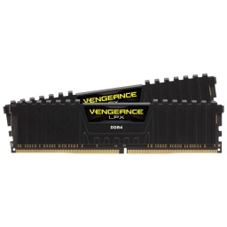 [I_MECOR-618676] Mémoire DIMM DDR4 3600MHz Corsair, 32Gb (2x 16Gb) Vengeance LXP Noir (CMK32GX4M2D3600C18)