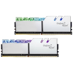 [I_MEGSK-221940] Mémoire DIMM DDR4 3200MHz G.Skill, 32Gb (2x 16Gb) Trident Z Royal (F4-3200C16D-32GTRS)