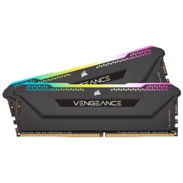 [I_MECOR-631989] Mémoire DIMM DDR4 3600MHz Corsair, 16Gb (2x 8Gb) Vengeance RGB PRO SL Noir (CMH16GX4M2D3600C18)