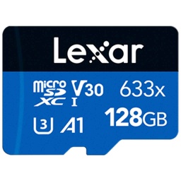 [P_SXLEX-119707] Carte mémoire Micro SD Lexar 633x - 128Go avec adaptateur - LSDMI128BB633A