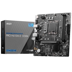 [I_CMMSI-002660] Carte mère Intel 1700 Micro ATX MSI PRO H610M-E DDR4 (911-7D48-007)