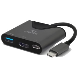 [P_HLADV-441019] Hub USB 3TypeC Advance,  1x HDMI, 1x USB 3.0, 1x USB 3TypeC (CB-C3IN1)