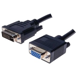 [C_ADDVI-051132] Cable Adaptateur MF DVI-I vers 1x VGA,  2.0m Noir (MF-DVI.VGA-0020BK)