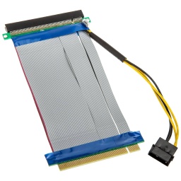 [C_RAPCE-001138] Cable Rallonge Riser MF PCIe x16,  0.2m Gris (PGW-RC-MRK-004)