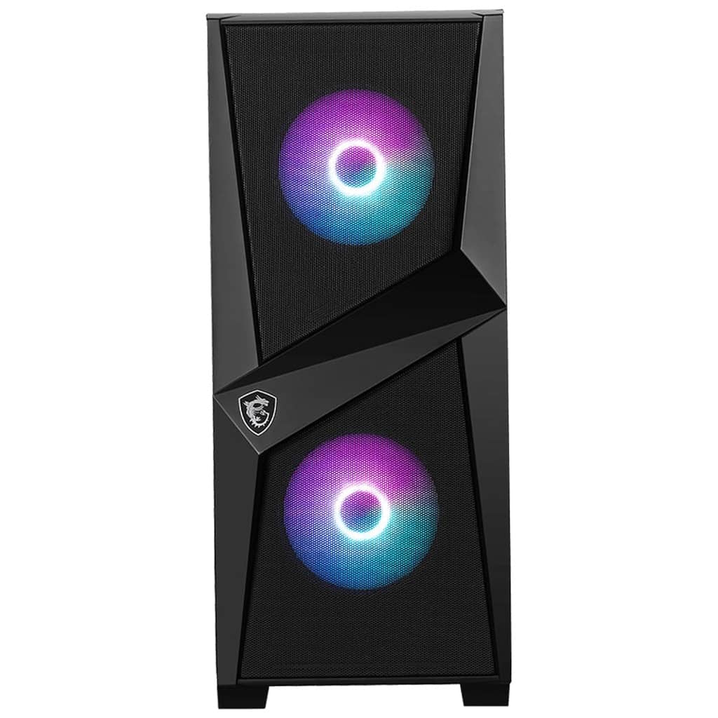 Boitier PC ATX MSI MAG FORGE 100R, Noir _ 306-7G03R21-809